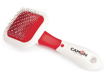 Slicker Brush With Stainless Steel Plastic Coated Pins And Rotating Head (104X62Mm) Md