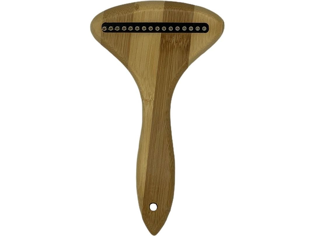 BAMBOO PET UNDERCOAT RAKE-16 SHORT TEETH