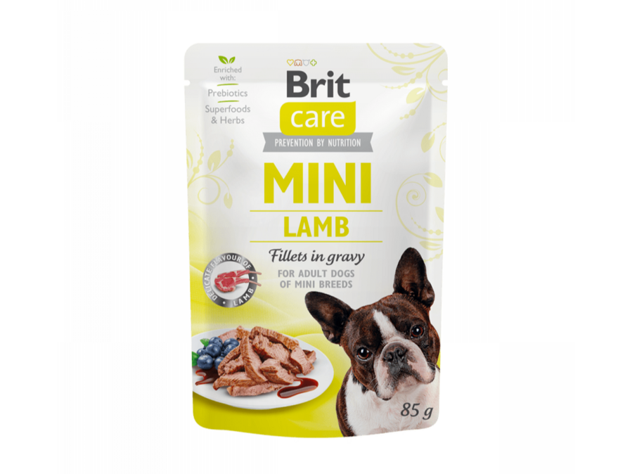 Brit Care Mini with Lamb fillets in gravy  85g
