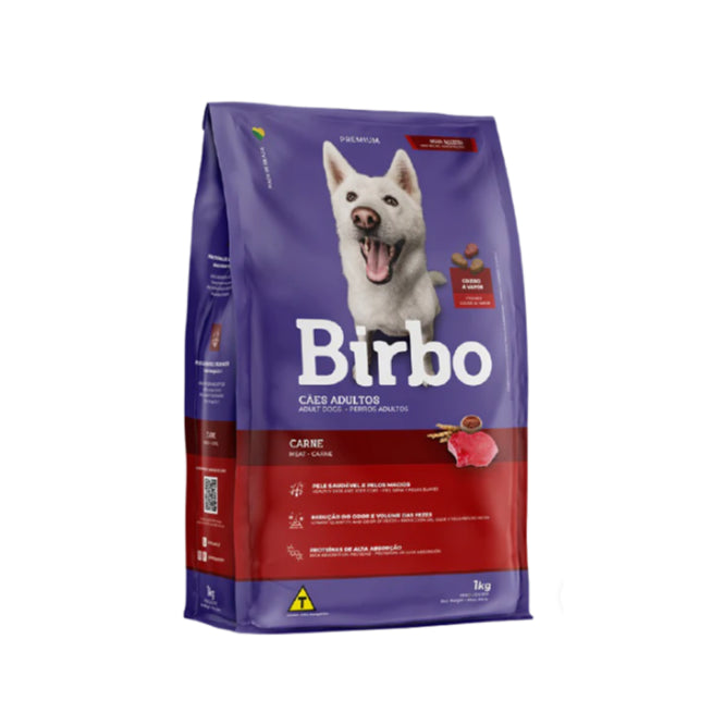 Birbo Food for Adult Dogs of Small Breeds, Beef and Cereal Flavor 100gm