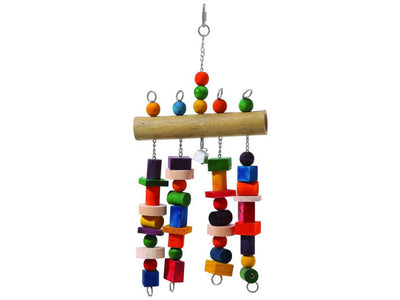 Bamboo Log-Colorful and Engaging Parrot Toy
