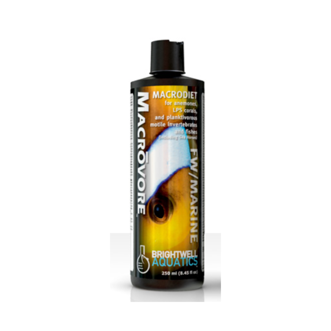 Brightwell Macrovore – 250ml Marine Crustacean Roe Suspension for Anemones, Corals Planktivores