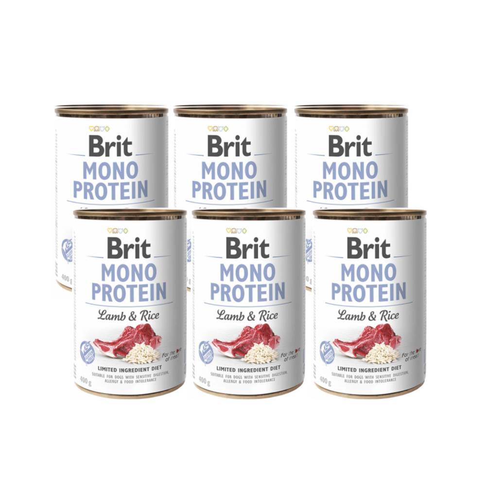 Brit Care Mono Protein Lamb & Rice 6x400 g