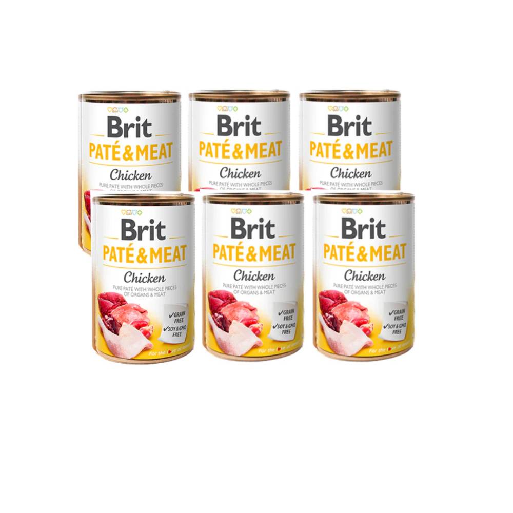 Brit Pate & Meat Chicken 6x400 g