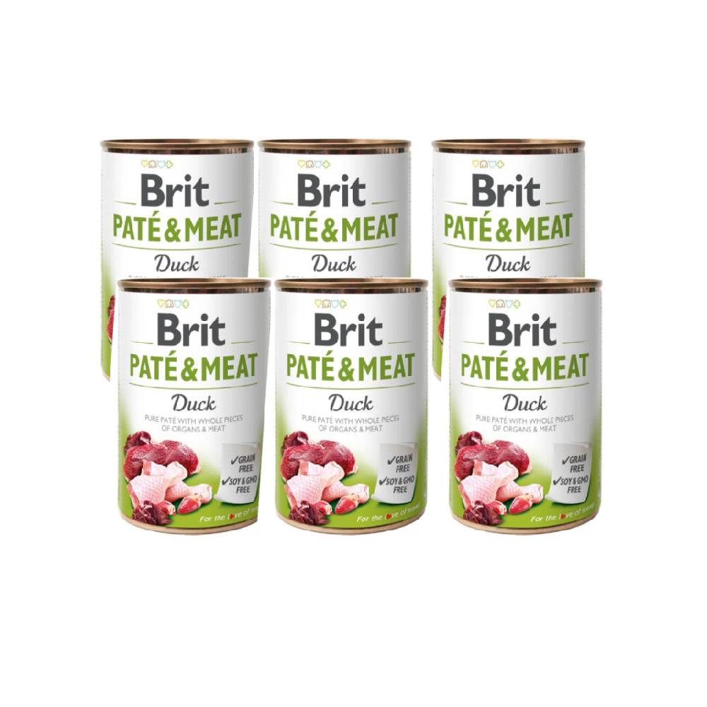 Brit Pate & Meat Duck 6x400 g