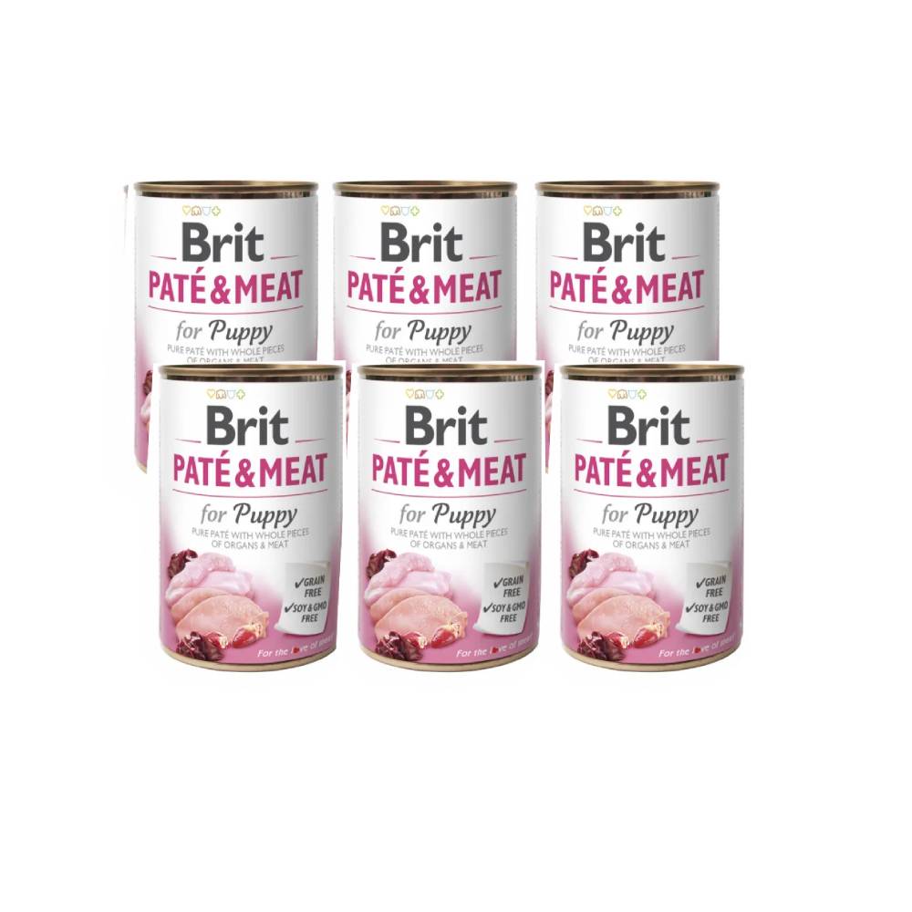 Brit Pate & Meat Puppy 6x400 g