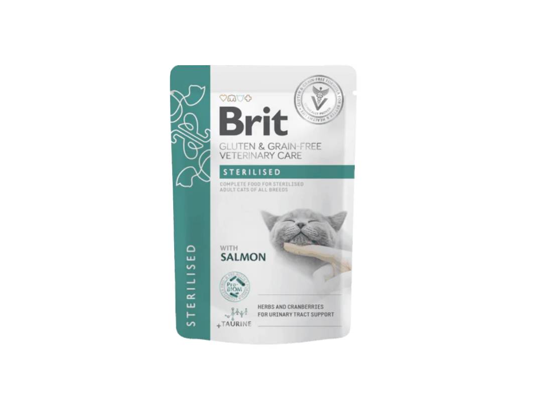 Brit Grain & Gluten Free VD Care Cat Pouch fillets in Gravy Sterilised  85 g
