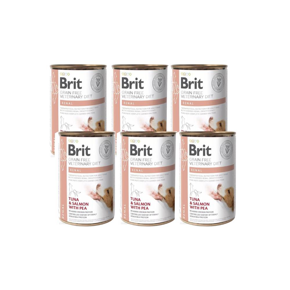 Brit Grain-Free VD Dog Can Renal 6x400 g