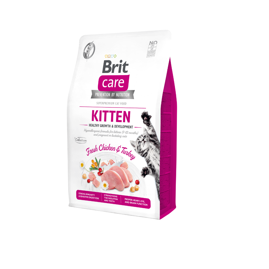 Brit Care Cat Grain-Free Kitten Healthy Growth & Development, 2 kg