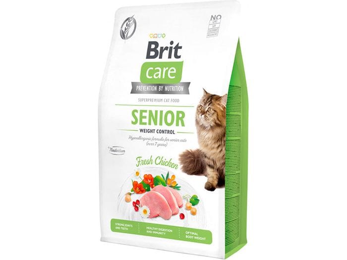Brit Care Cat Grain-Free Senior Weight Control,2 kg Front Image