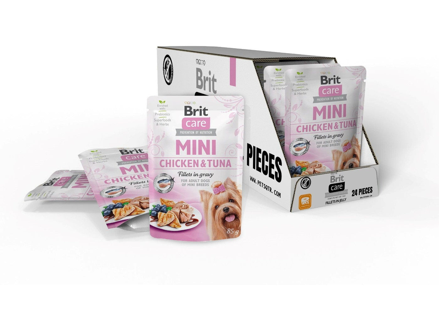 Brit Care Mini Chicken & Tuna fillets in Gravy 24x85g