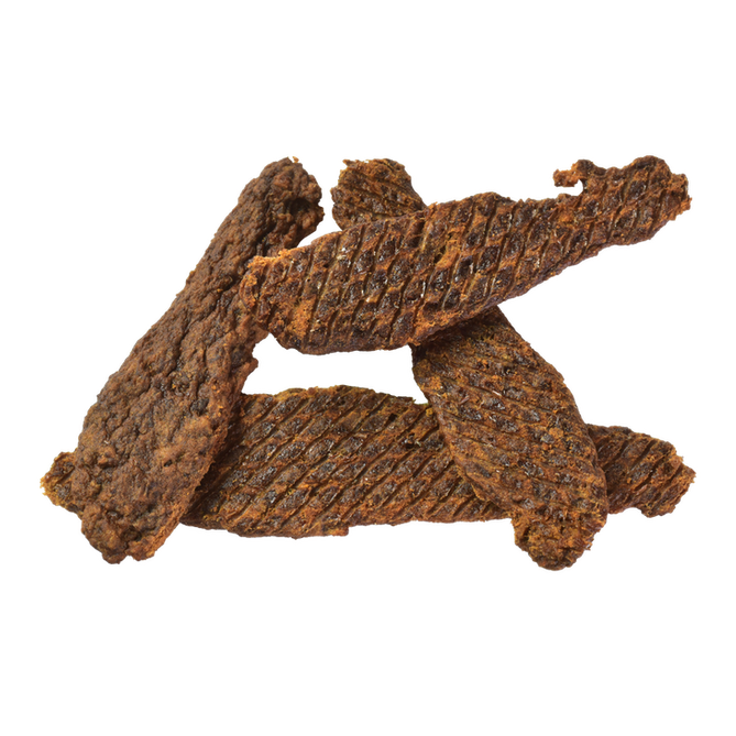 Brit Meat Jerky Snacks - Beef &amp; Chicken Protein Treats for Dogs (200g) - Grain-Free, High-Protein