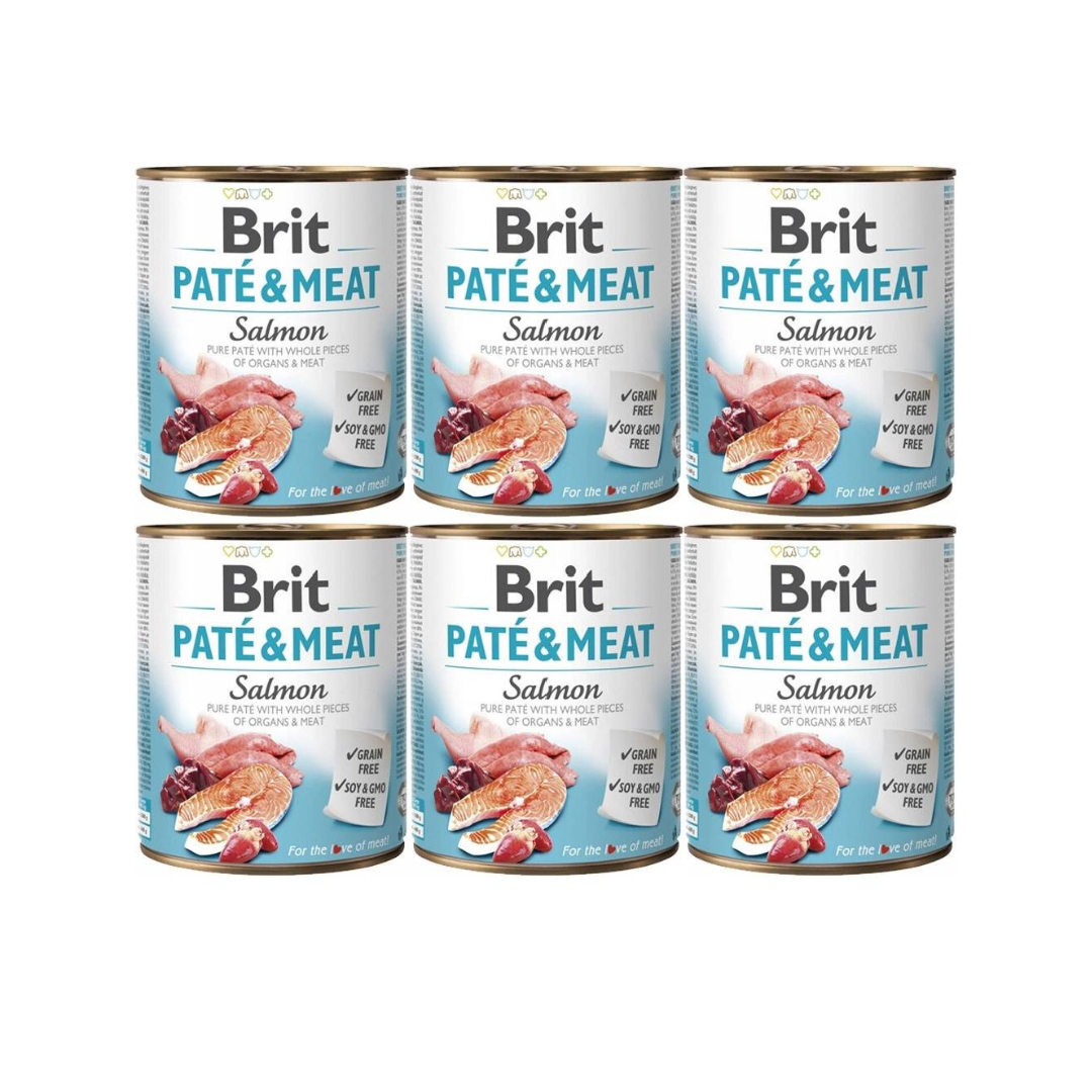 Brit Paid & Meat Salmon 6x400 g