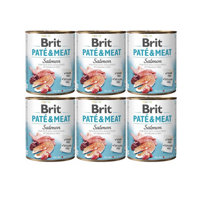 Brit Paid & Meat Salmon 6x400 g