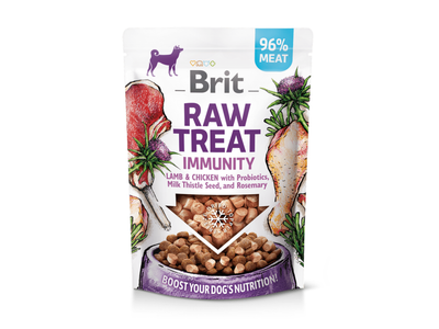 Brit Raw Treat Immunity. Freeze-dried Treat and Topper- Lamb & Chicken 40 g