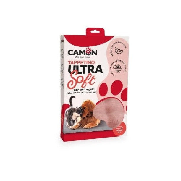 Camon Ultra Soft Mat for Dogs and Cats – Antique Pink, 60x40cm