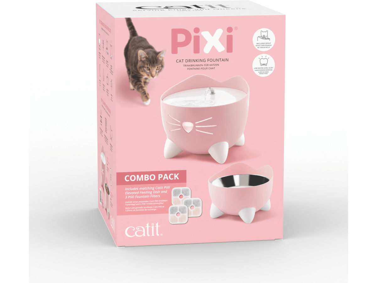 Cat PIXI fountain, combo kit, Pink