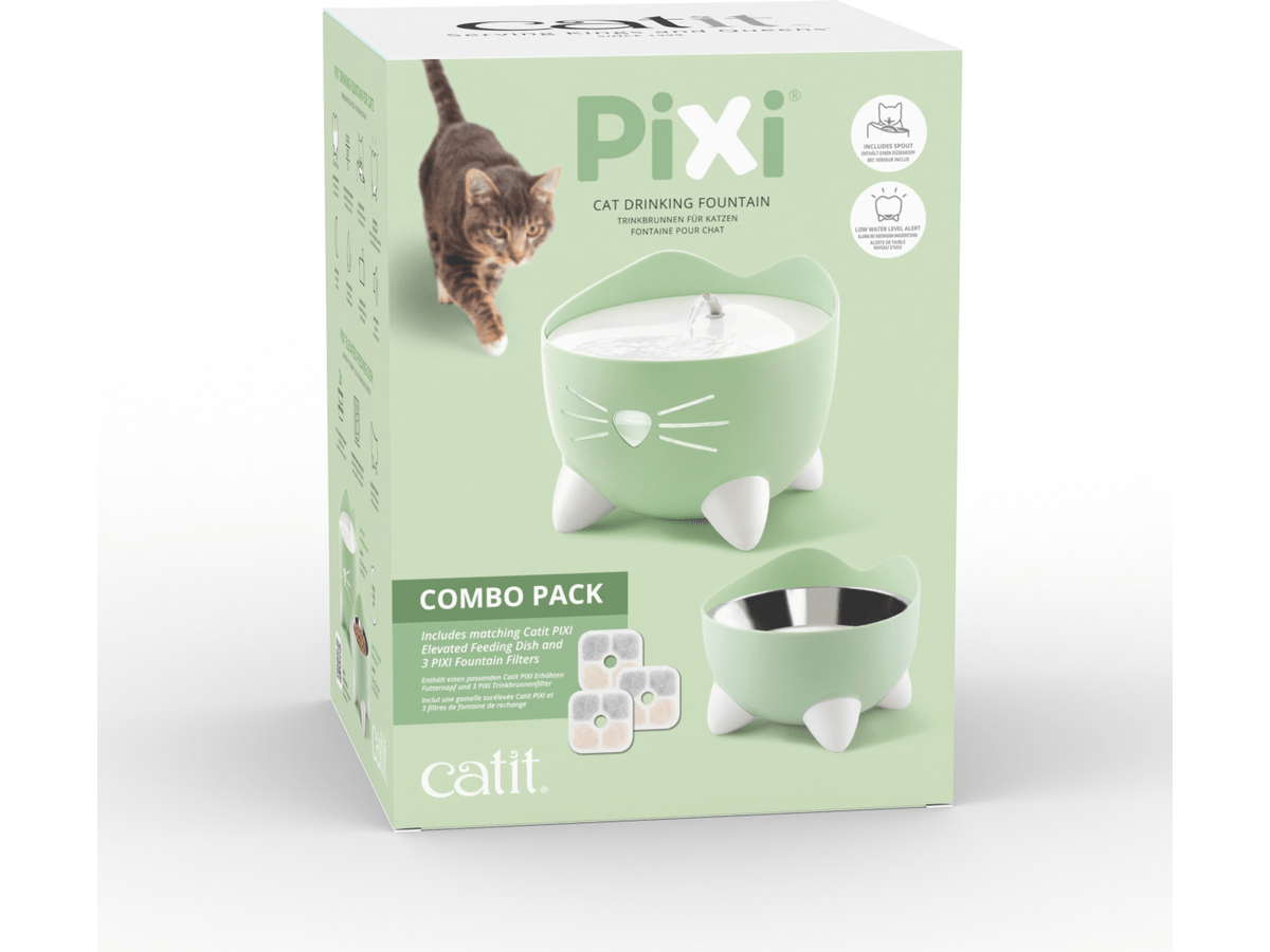 Cat  PIXI fountain, combo kit, green