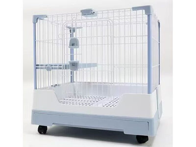 Cat Cage with Litter Box