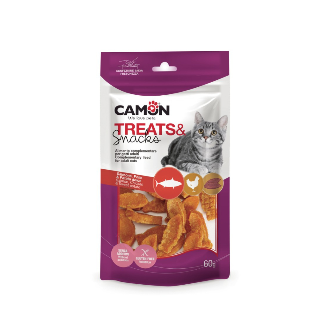 Salmon, chicken and sweet potato fishes (60g) - 10