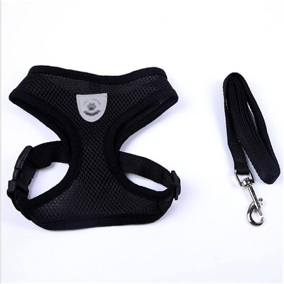 Harness Cross-Border Explosion Chest And Back Strap Black Xl