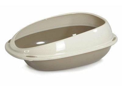 Cat Litter Tray - Large (57x40x19 cm) Grey