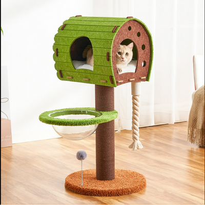 Medium Cat Play Tower Tree 48×48×102cm with Scratching Posts