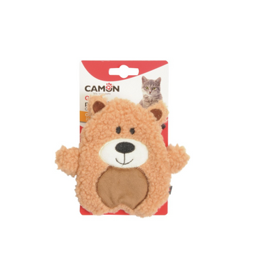 Cat toy, polyester, w/catnip, rustling, 3 bears ap