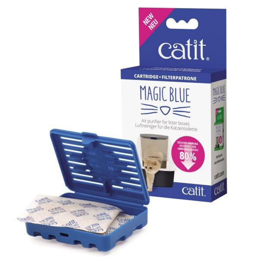 Magic Blue Non-Toxic Litter Box Filter – Ammonia &amp; Odor Control for Cats