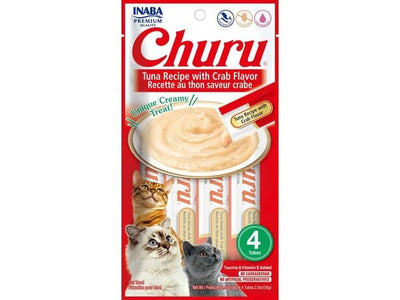 Churu Tuna Recipe with Crab Flavor 4 Sticks 56g