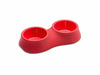 Ciotola Dea 22-The Dea Double Bowl Red