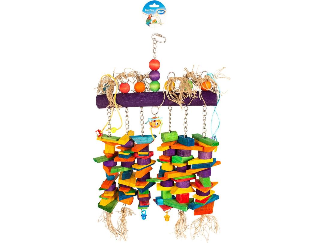 Colourful Wooden Play Mobile - 66x42cm