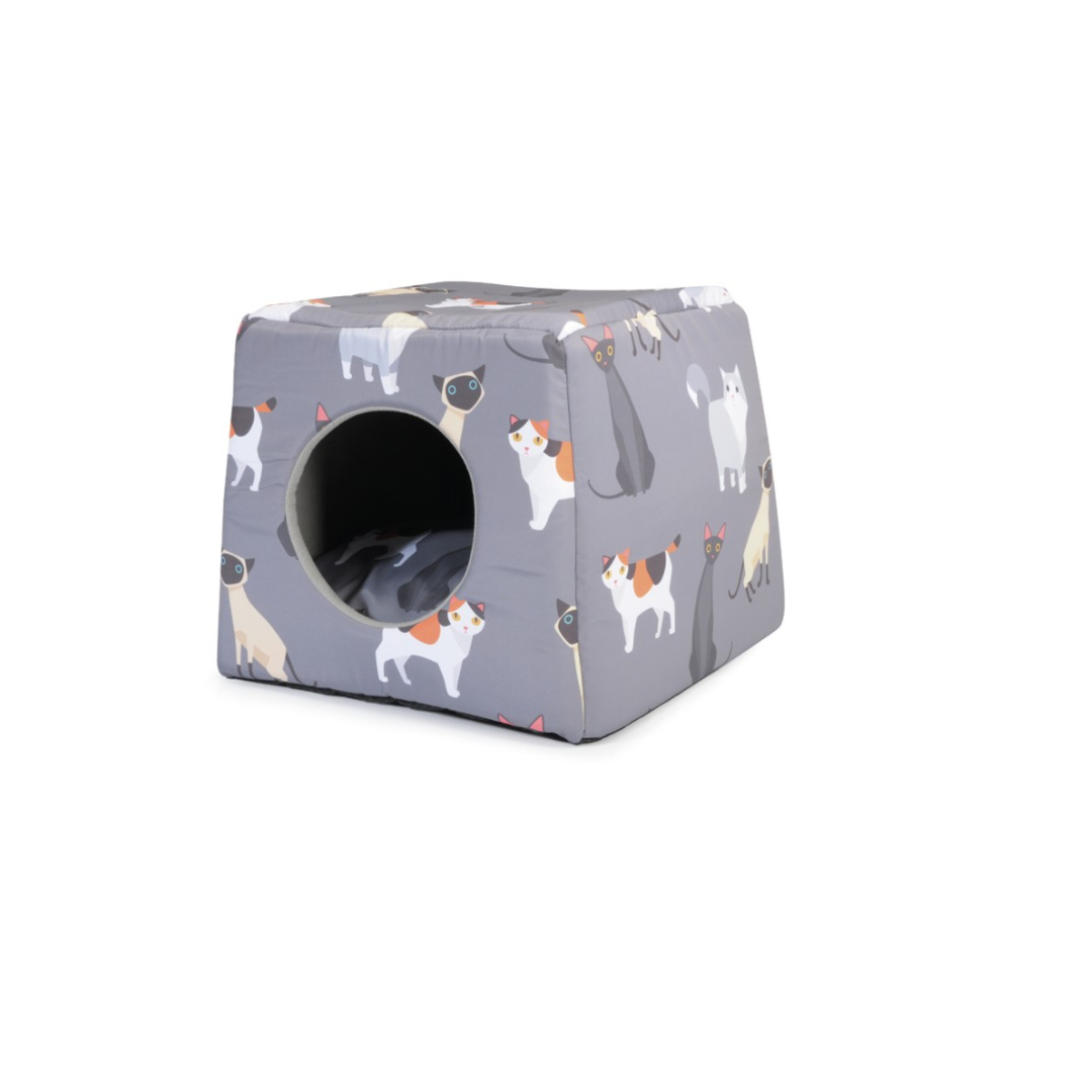 Cubic bed, Foldable, dual use, 41x41x34 cm