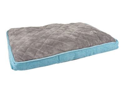 Cushion Rectangular Tweed Sky M - 71x48x8cm (Blue/Black)