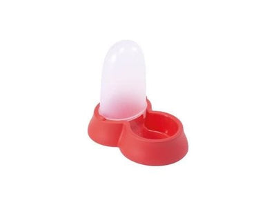 Dispenser DEA Plastic Bowl for Dogs and Cats red