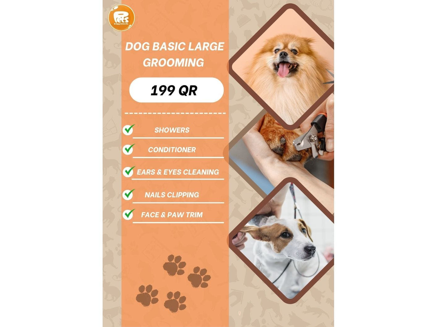 Dog Grooming Large Basic