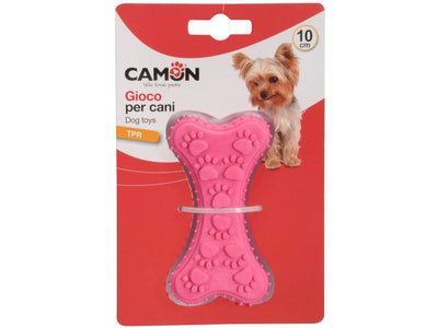 Dog Toy - TPR Bone 10x5cm Pink