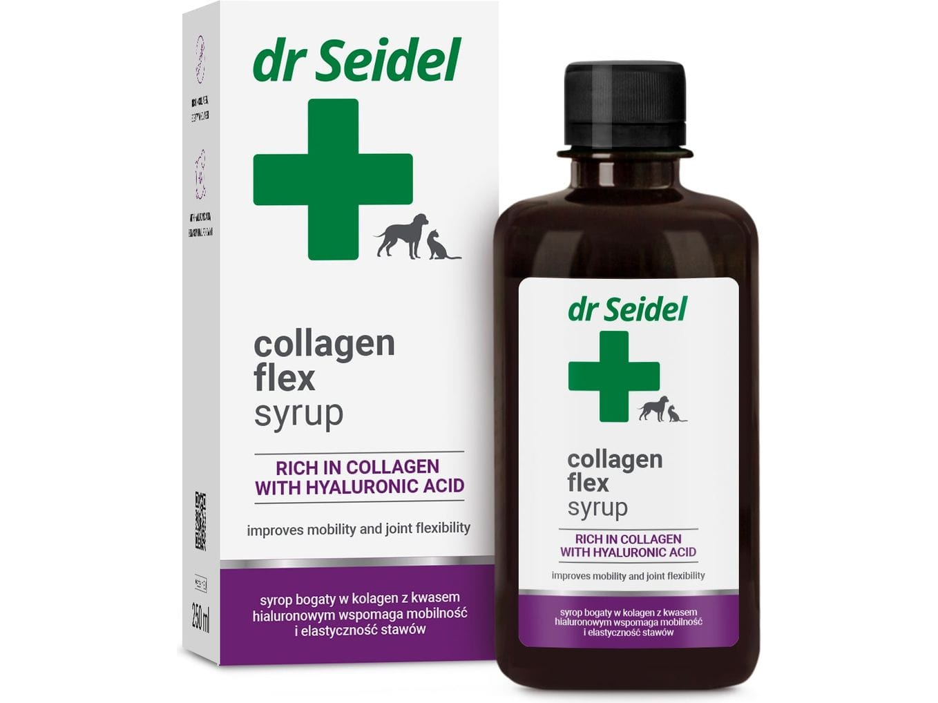 Collagen Flex Syrup rich in collagen with hyaluronic acid, joint support 250 ml