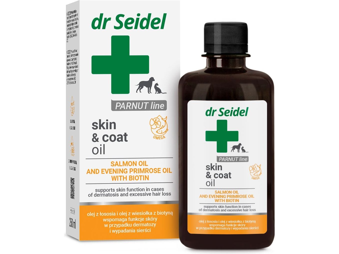 Skin & Coat Oil supports skin function in the case of dermatosis and excessive hair loss 250 ml