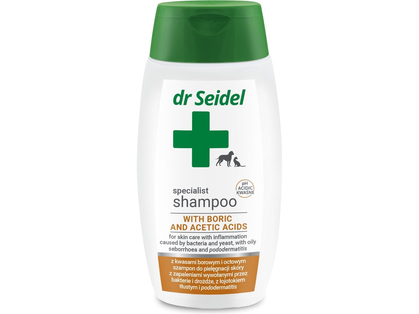 Dr Seidel shampoo with boric and acetic acids 220 ml