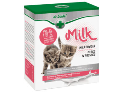دكتور سايدل - بديل الحليب الكامل للقطط الصغيرة 200 جم (مع ملحقات التغذية) 