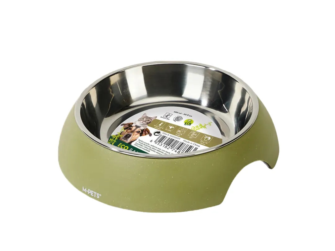 Eco Bamboo Bowl Olive 350ml