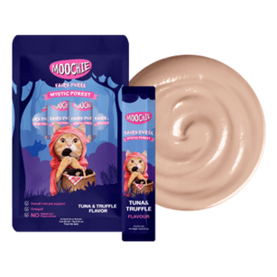 Fairy Puree - Mystic Forest: Tuna & Truffle flavor for cats, enriched with salmon oil and taurine for a shiny coat and strong immune system