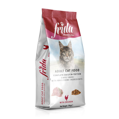 FRIDA ADULT CAT FOOD WITH CHICKEN 15 KG