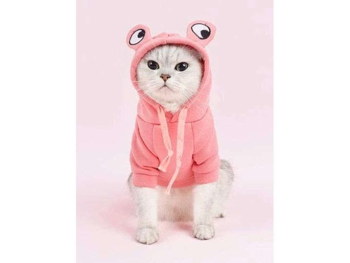 Frog Clothes Pink for Cats and Dogs