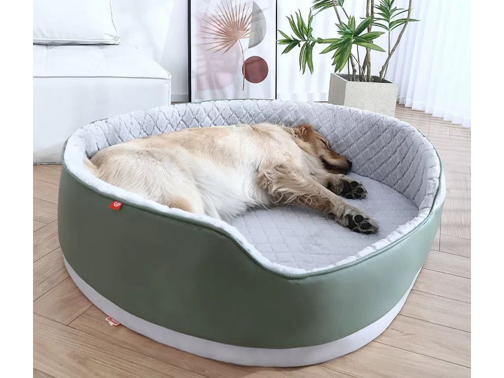 Gusong Green Minimalist Sponge Nest Dog Bed