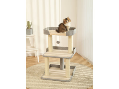 HOOPET Cat Fashion Double Climbing Frame1