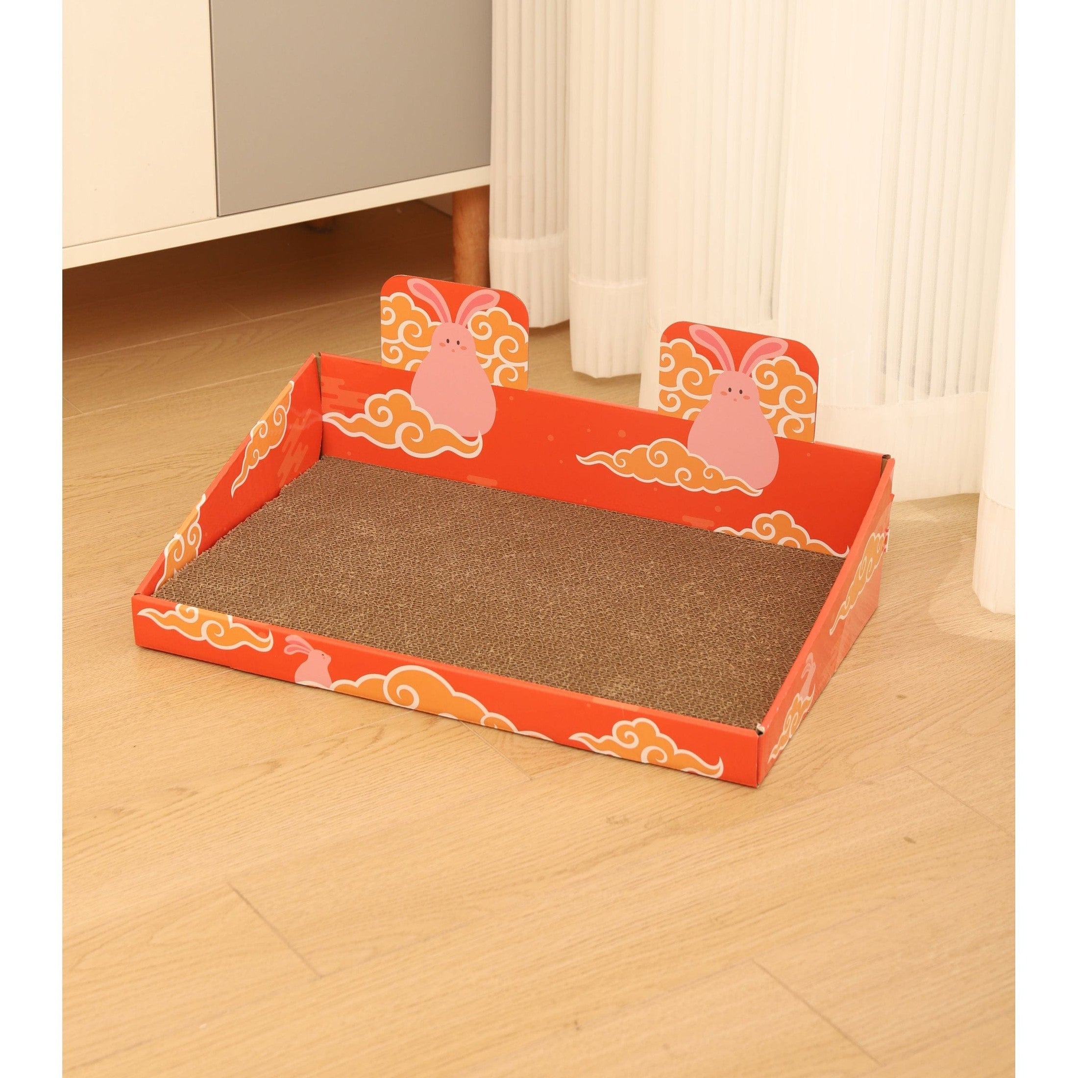 HOOPET Pet Cat Scratching Board-Cloud Chasing Rabbit – Pets Qatar