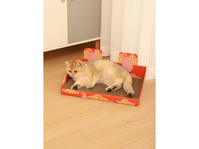 HOOPET Pet Cat Scratching Board - Cloud Chasing Rabbit