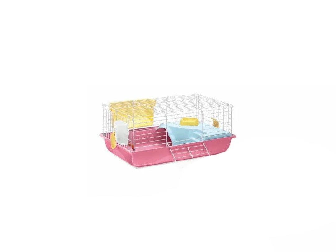 Hamster Cage 60 – Galvanized/Mixed, 60.5 x 40.5 x 33 cm